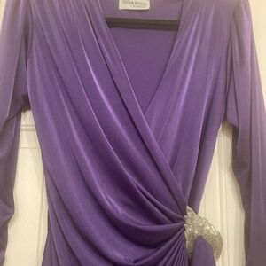 Vintage purple evening dress